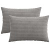 Párna huzat 2 pcs heerlen világosszürke 50 x 80 cm cord