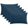 Párna huzat 6 pcs heerlen sötétkék 50 x 80 cm cord