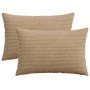 Párna huzat 2 pcs heerlen barna 50 x 80 cm cord