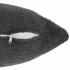 Párna huzat 2 pcs heerlen sötétszürke 50 x 80 cm bouclé