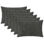 Párna huzat 6 pcs heerlen antracitszürke 50 x 80 cm