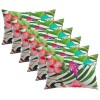 Párna huzat 6 pcs heerlen fekete 50 x 80 cm poliészter