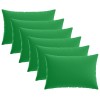 Párna huzat 6 pcs heerlen zöld 50 x 80 cm poliészter