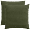 Párna huzat 2 pcs heerlen zöld 55 x 55 cm cord