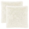 Párna huzat 2 pcs heerlen fehér 55 x 55 cm pv mikroplüss