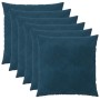 Párna huzat 6 pcs heerlen kék 60 x 60 cm bársony