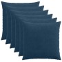 Párna huzat 6 pcs heerlen sötétkék 60 x 60 cm cord