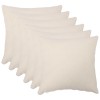Párna huzat 6 pcs heerlen krémszínű 60 x 60 cm bouclé