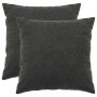 Párna huzat 2 pcs heerlen sötétszürke 60 x 60 cm bouclé