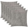 Párna huzat 6 pcs heerlen világosszürke 60 x 60 cm