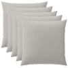 Párna huzat 6 pcs heerlen szürke 60 x 60 cm poliészter