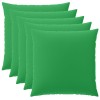 Párna huzat 6 pcs heerlen zöld 60 x 60 cm poliészter