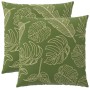 Párna huzat 2 pcs heerlen levélminta 60 x 60 cm poliészter