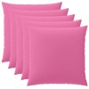 Párna huzat 6 pcs heerlen rózsaszín 60 x 60 cm poliészter