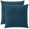 Párna huzat 2 pcs heerlen kék 65 x 65 cm bársony