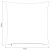 Párna huzat 6 pcs heerlen világosszürke 65 x 65 cm bársony