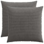 Párna huzat 2 pcs heerlen sötétszürke 65 x 65 cm cord