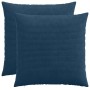 Párna huzat 2 pcs heerlen sötétkék 65 x 65 cm cord