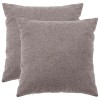 Párna huzat 2 pcs heerlen világosszürke 65 x 65 cm bouclé