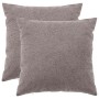 Párna huzat 2 pcs heerlen világosszürke 65 x 65 cm bouclé
