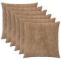 Párna huzat 6 pcs heerlen tópszínű 65 x 65 cm mikroszálas plüss