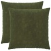 Párna huzat 2 pcs heerlen zöld 65 x 65 cm mikroszálas plüss
