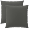 Párna huzat 2 pcs heerlen antracitszürke 65 x 65 cm poliészter