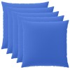 Párna huzat 6 pcs heerlen királykék 65 x 65 cm poliészter