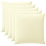 Párna huzat 6 pcs heerlen krémszínű 65 x 65 cm poliészter