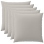 Párna huzat 6 pcs heerlen szürke 65 x 65 cm poliészter