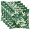Párna huzat 6 pcs heerlen levélminta 65 x 65 cm poliészter
