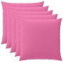 Párna huzat 6 pcs heerlen rózsaszín 65 x 65 cm poliészter