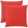 Párna huzat 2 pcs heerlen piros 65 x 65 cm poliészter