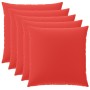 Párna huzat 6 pcs heerlen piros 65 x 65 cm poliészter