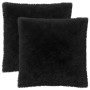 Párna huzat 2 pcs heerlen fekete 65 x 65 cm pv mikroplüss