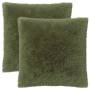 Párna huzat 2 pcs heerlen zöld 65 x 65 cm pv mikroplüss