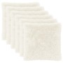 Párna huzat 6 pcs heerlen fehér 65 x 65 cm pv mikroplüss