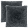 Párna huzat 2 pcs heerlen antracitszürke 65 x 65 cm