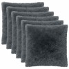 Párna huzat 6 pcs heerlen antracitszürke 65 x 65 cm