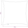 Párna huzat 2 pcs heerlen fekete 65 x 65 cm flanell