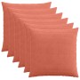 Párna huzat 6 pcs heerlen piros narancs 70 x 70 cm cord