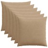 Párna huzat 6 pcs heerlen barna 70 x 70 cm cord