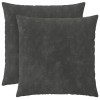 Párna huzat 2 pcs heerlen antracitszürke 70 x 70 cm