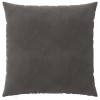 Párna huzat 2 pcs heerlen sötétszürke 80 x 80 cm bársony