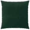 Párna huzat 2 pcs heerlen sötétzöld 80 x 80 cm bársony