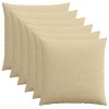 Párna huzat 6 pcs heerlen zöld szürke 80 x 80 cm cord