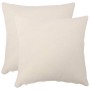 Párna huzat 2 pcs heerlen krémszínű 80 x 80 cm bouclé
