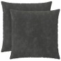 Párna huzat 2 pcs heerlen antracitszürke 80 x 80 cm