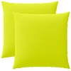 Párna huzat 2 pcs heerlen fényes zöld 80 x 80 cm poliészter