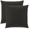 Párna huzat 2 pcs heerlen fekete 80 x 80 cm poliészter